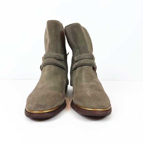 UGG Kelby Suede Ankle Harness Western Biker Moto Boots Womens Size 5 - Picture 4 of 10